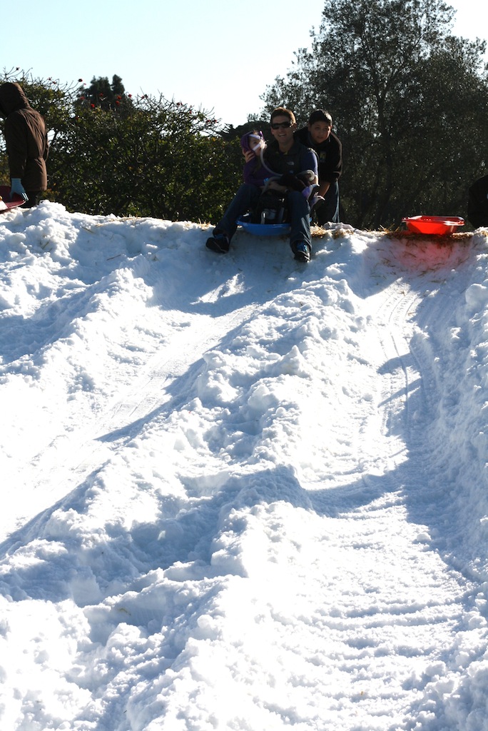 Santa Barbara Gets Snow Never Give Up